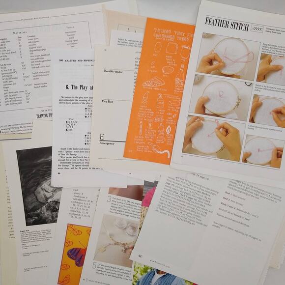 Technical Book Pages, Guides and Manuals Book Page Bundle, Vintage Book Pages - Picture 1 of 6